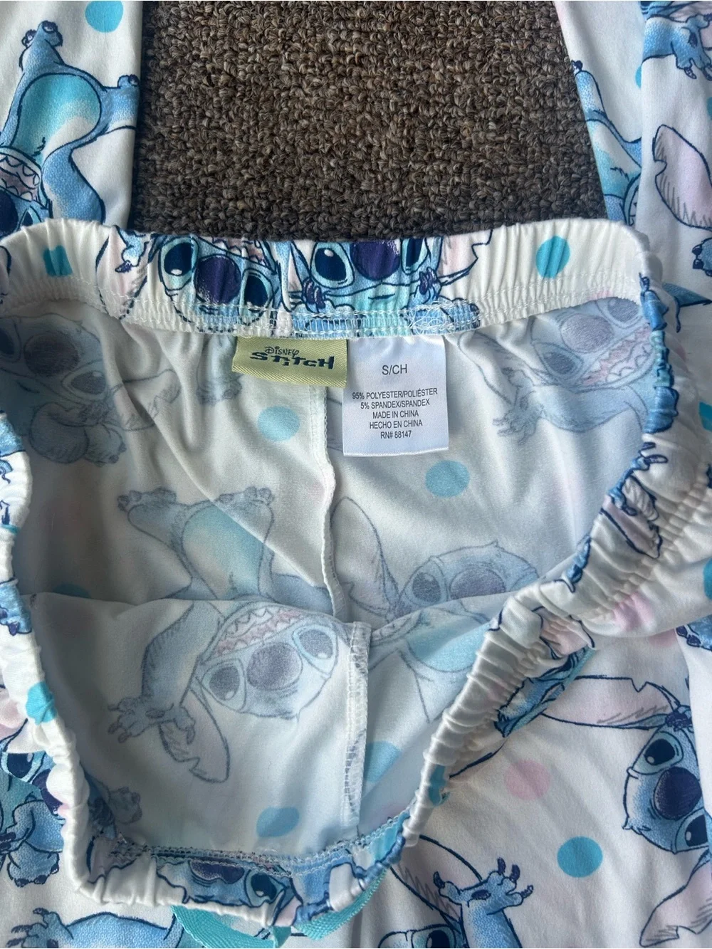 Really cute Polkadot Disney Skitch sweatpants